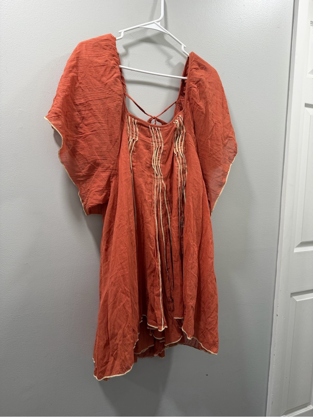 Free people Joelle tunic dress in bronzer size M new without tags mini dress - Picture 7 of 12